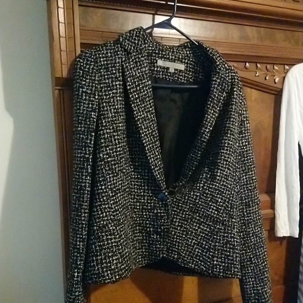 Black and White blazer